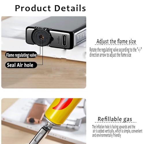 Encendedor Torch Smart Deluxe Control Voz Dual Llama miniatura 6