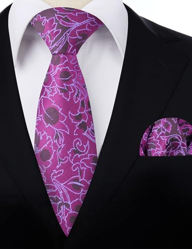 Image of Alizeal Mens 3.15'' Light Color Rustic Tie Handkerchief