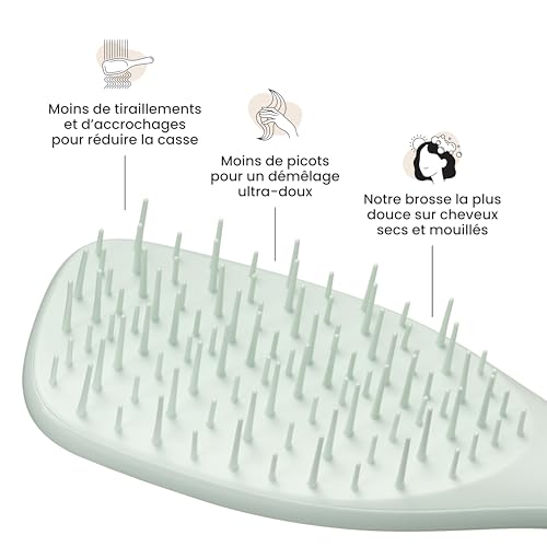 Brosse à cheveux Tangle Teezer Ultimate Detangler Extra Douce couleur Eucalyptus pour démêlage - 4