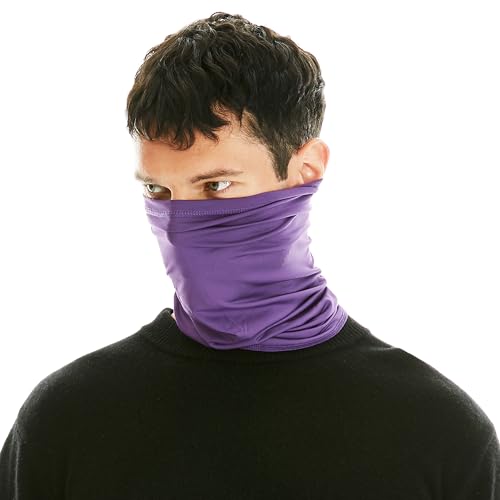 Image of UV Protection Cooling Neck Gaiter Face Mask Scarf for Men - Windproof Neck Cover Bandana Neck Warmer Mask