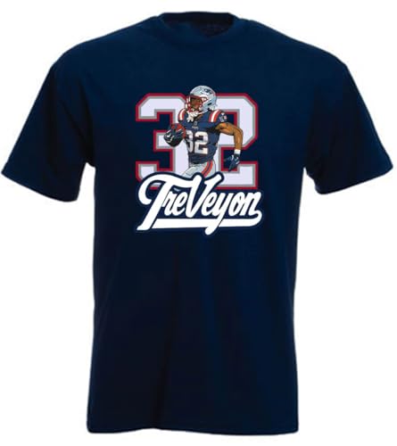TreVeyon Henderson 32 New England Shirt T-Shirt