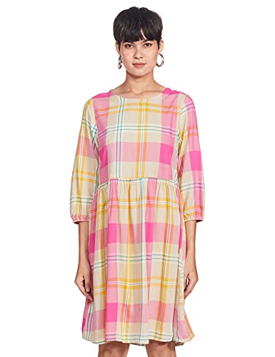 Image of Max Women's Printed Short Sleeves Midi Dress