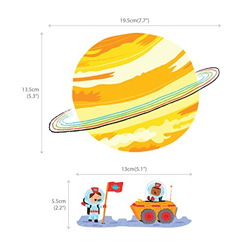 DECOWALL DS-8017 Planets and Space vinilo decorativo para niños miniatura 6