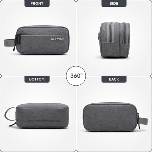 Image of Wooum PVC Pen Pencil Case for Girls Boys Multiple Compartment Pencil Case Organizer School Accessories Pouch Stationary Storage School Pouch for Student and Professional (Tgrey)