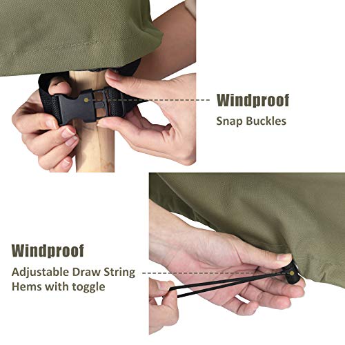 Cosfly Outdoor Furniture Patio Chair Covers Waterproof Clearance, Lounge Deep Seat Cover, Lawn Furnitures Covers Fits Up To 32W X 37D X 36H Inches(2 Pack) #TOP3