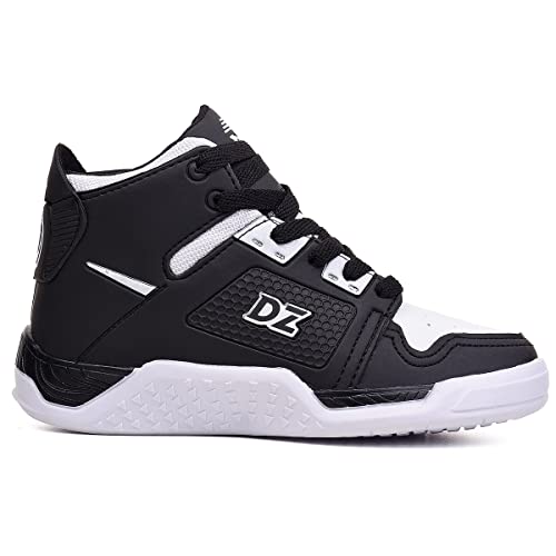 Tênis Bota Infantil Menina Air Monst Cano Alto DZU (Preto/Branco, br_footwear_size_system, big_kid,