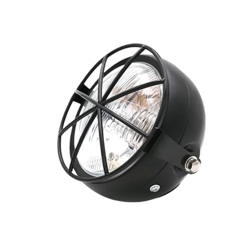 Cache calandre de phare moto 7 pouces universel protection optimale