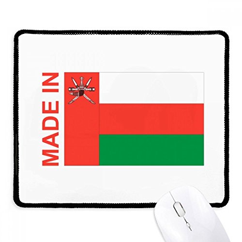 Mousepad antideslizante de Omán para juego y oficina con bordes cosidos negros