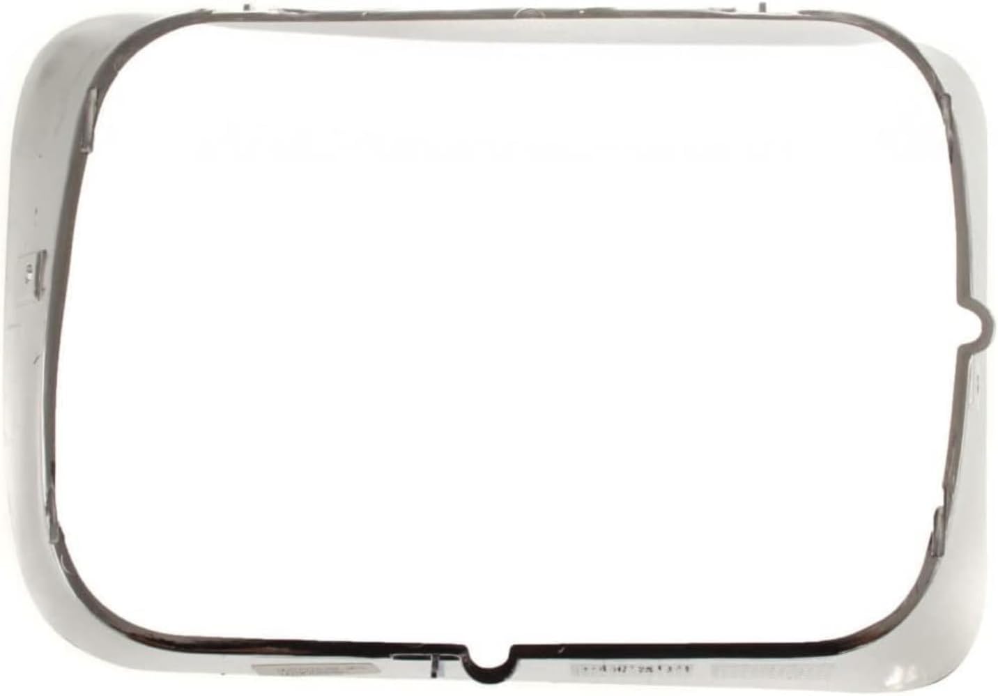I-MATCH AUTO PARTS Front Right Passenger Side Headlight Door Grille With Single Rectangular Lamp Silver Chrome For 1992 1993 Dodge Pickup Ram Charger 55054644 CH2513118