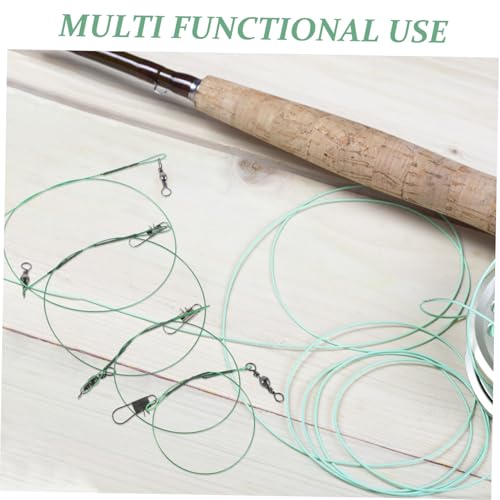 Conectores de acero para pesca con líder y giratorios miniatura 3