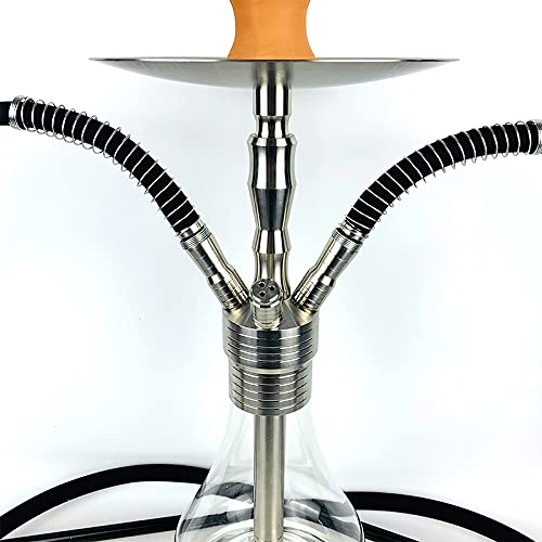 YUNZHIDUAN Glas Shisha Shisha Pipes Set, 2021 2 Schlauch Shisha Komplettset, Micro Modern Acryl Bubble Shisha mit… – Bild 7