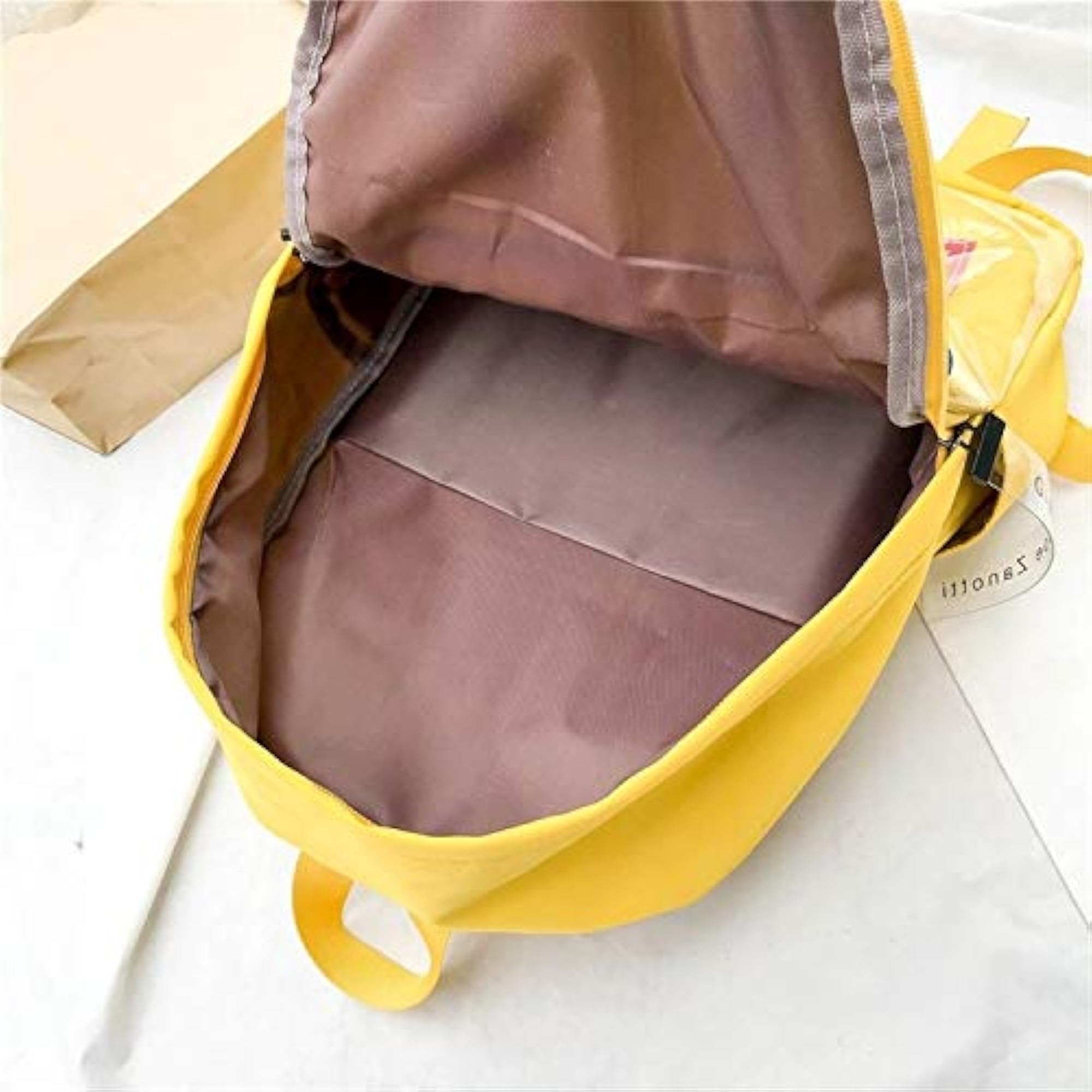 Graffiti Words Pattern Double Shoulders School Bag, Travel Backpack