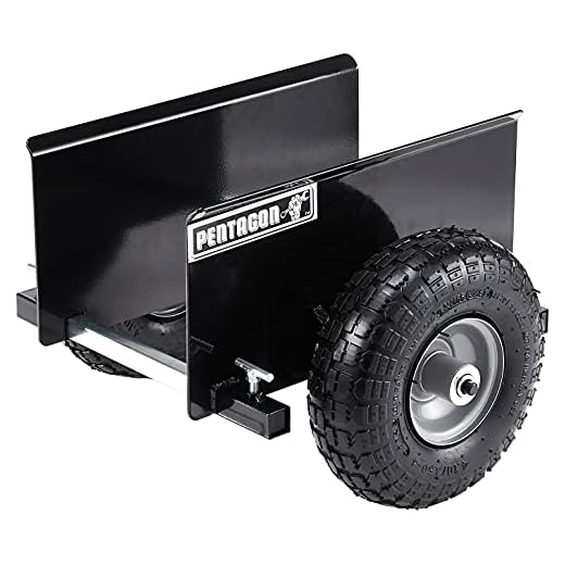 Pentagon Tools 83-DT5648 6119 Panel Pusher Dolly | Plywood-Doors-Drywall