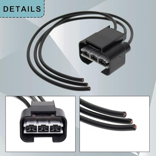 Image of SecosAutoparts WRK4K-MA59 WRK4KMA59 Cooling Fan Resistor Pigtail Connector Compatible with Kia Sedona 2014-2018 Optima 2014-2019 Blower Motor Resistor Connector