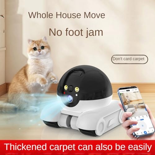 Monitor para bebés y mascotas 4K con movimiento PTZ inteligente 4