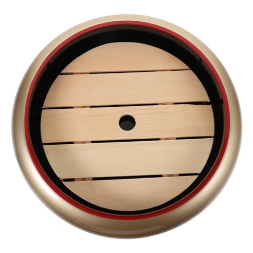 2 piezas platos japoneses para sushi con barrera de agua de madera