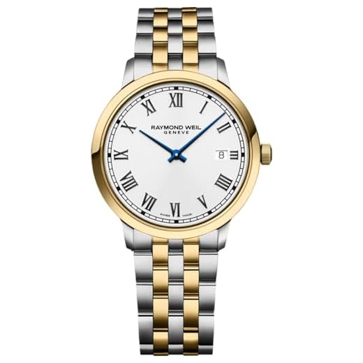 Raymond Weil Reloj Analógico para para Hombre de Cuarzo Suizo con Correa en Acero Inoxidable 5485-STP-00359