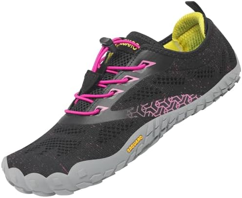 SAGUARO Chaussures Minimalistes de Barefoot Homme Shoes de Trail Femme Five Fingers