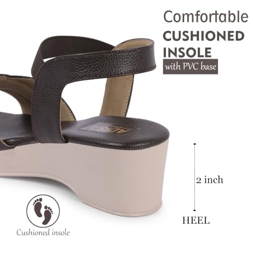 Image of Women Girls Fashion Wedge Heel Sandals (SD1501)