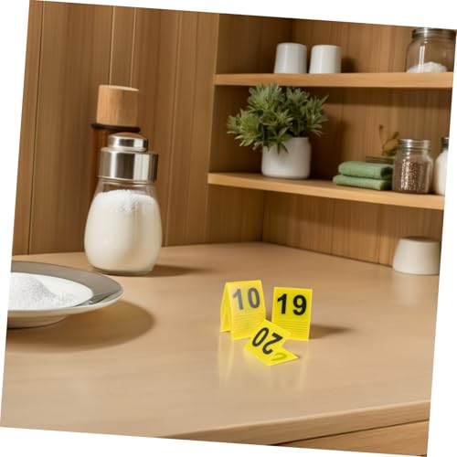Numéros de table en acrylique COLLBATH x80 pour restaurant et mariage - 6