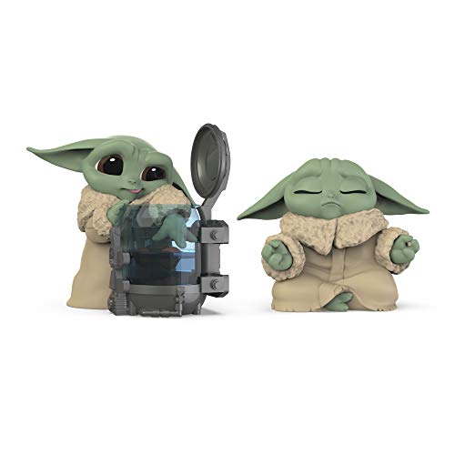 Star Wars The Bounty Collection Series 3 The Child Collectible Figures 2.25-Inch-Scale Curious Child, Meditation Posed Toys 2-Pack, Ages 4 and Up