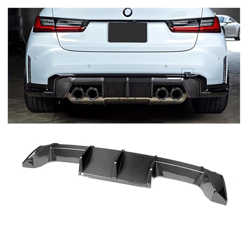 Lèvre de diffuseur carbone séchée sous vide pour pare-chocs arrière BMW M3 G80 - 4