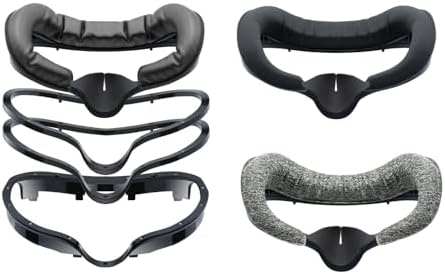 Globular Cluster F3 Magnetic Facial Interface for Quest 3 - Different Materials Pads - Magnetic Easy Swap - Not Compatible with Official Charging Dock -for Halo-Style Straps