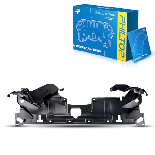 Image of PHILTOP Front Lower Engine Splash Shield Under Cover Compatible with 2003-2007 Honda Accord Replacement for 74111SDAA00