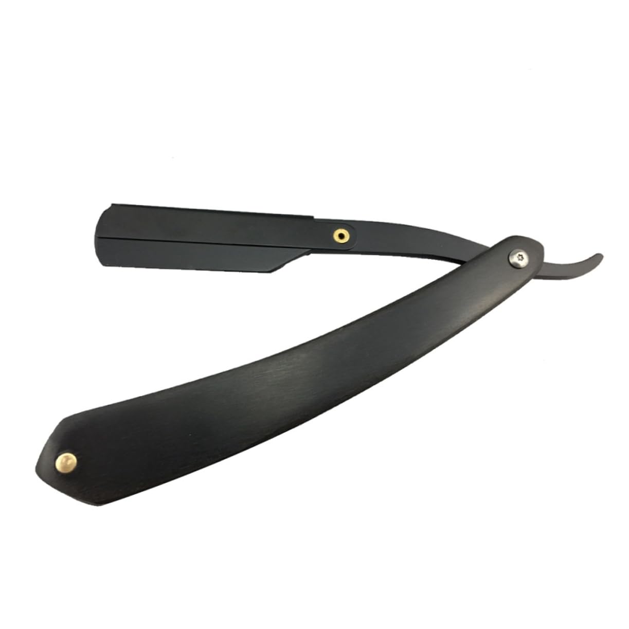 Beatifufu Men's Razor Barbershop Kit Metal Shaving Razor for Beard Sideburns Short Fine Hair Portable Easy to Use