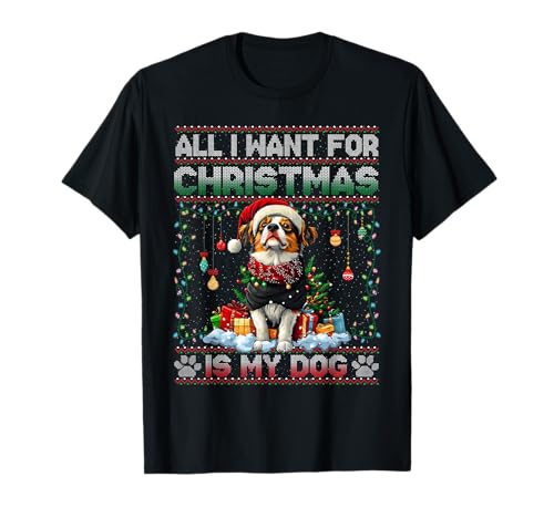 Australian Shepherd Christmas Tree Decorations Dog Lover T-Shirt