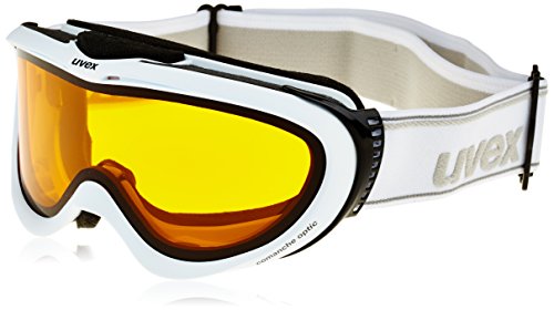 uvex Brillenträgerbrille Comanche Optic (1029 white mat, lasergold lite/clear)