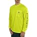 Carhartt Men's Hi-Vis Force Color Enhanced Graphic Long Sleeve T-Shirt