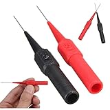 Paket enthält 1 Stück mark8shop Isolierung Piercing Nadel Nicht-Destruktive Multimeter Test Prüfspitzen rot/schwarz