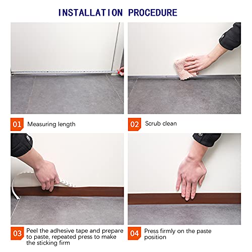Image of TAROSE Weather Stripping Door Seal, 16 Feet Long White (Width 35mm) | Shower Door Seal Strip, Adhesive Silicone Tape, Door Draft Stopper, Blocks Drafts and Noise, for Doors & Windows