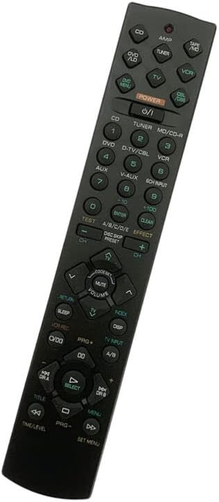 Replacement Remote Control Replace for TV/Audio/Projector for Yamaha RAV214 RAV215 V6941100 AV Audio Video Receiver