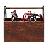 [Ajustement à l'échelle 1/12] spécialement conçu pour les maisons de poupées à l'échelle 1/12 Cette boîte à outils s'intègre parfaitement dans votre monde miniature.