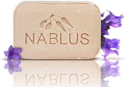 Natural Extra Virgin Olive Oil Soap Bar Lavender from Palestine Nablus Soap Natural For Dry Skin Care, Extra Gentle, Handmade 3.5 oz