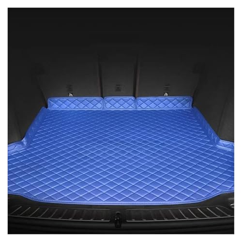 Tapis de coffre de voiture en cuir bleu Subaru Forester 2006-2007 plateau de bagages
