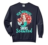 Real Mermaids Smoke Seaweed Adult Women Pot Smoker Gift Comfort Colors Adult Sweatshirt