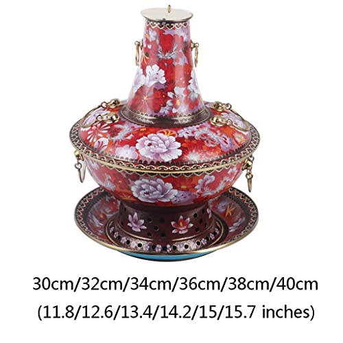 Olla China de Cobre 30 cm color Rojo miniatura 7