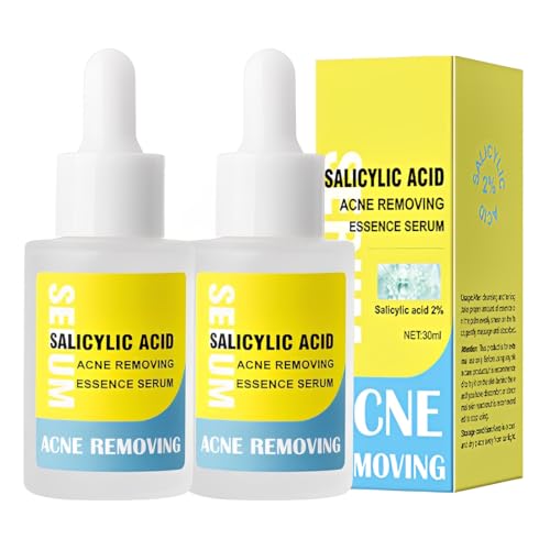 Teegxddy 30ml Suero Facial Anti Acne,Para Todo Tipo de Pieles, Ayuda a Reducir Granos, Espinillas e Imperfecciones, Fórmula Ligera con Cuentagotas