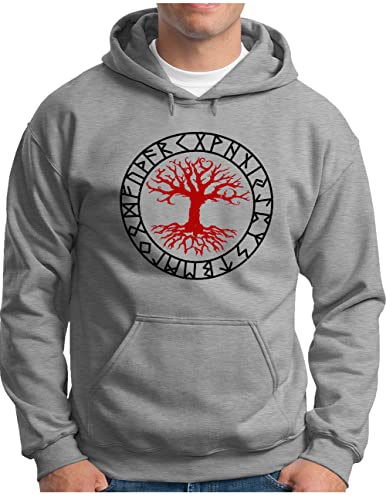 Pull à capuche Viking pour homme adepte de mythologie et de confort décontracté