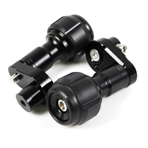 EQJSHL Motorbike Frame Sliders Motorcycle Frame Slider Crashguard Protector For K&awasaki For Ninja 400 Z400 2018-2022 2023 Crash Pad Falling Bumper Accessories Falling Protection(BLACK)