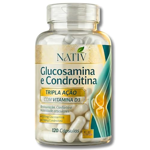 Glucosamina 1500mg Condroitina 1200mg 120 Cápsulas