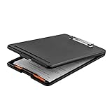 ZCZN Plastic A4 Form Storage Box Case, Clipboard Case, Suitable for School,Utility,Industrial...