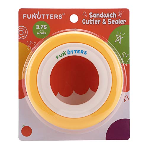 Funutters Sandwich Cutter And Sealer, 3.75'', Uncrustables Maker, Sandwich Decruster And Sealer For Pb&J Crustless Sandwiches #TOP2
