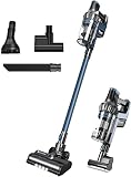 proscenic P10 Pro Aspirateur Balai sans Fil, Aspirateur Balai Super Aspiration 23000Pa avec Écran Tactile,Autonomie 40 Minutes,Batterie Amovible,3 Vitesses et 4 Brosses pour Sol/Poils d'animaux/Tapis