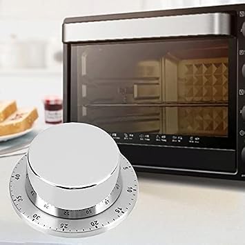 Timers,Kitchen Timer with Magnetic Base Kitchen Gadgets Cooking Tools Stainless Steel Kitchen Timer