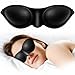 KINKIMISTINA Moisture Chamber Sleep Mask for Dry Eye Syndrome, 3D Silicone Sealed Eye Cups, Washable Reusable Eye Goggles, Adjustable Strap, Soft Night Eye Protection for Severe Dry Eyes