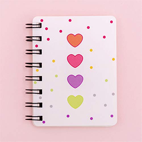 Small Spiral Notebook, 4 Pcs 3.14 Inch X 4.13 Inch 4 Style Design Thick Hardcover Blank Pages 80 Sheets -160 Pages Journals For Study And Notes(Spiral 3.14 X4.13 Inch 4Set, 3.14 X4.13 Inch) #TOP6